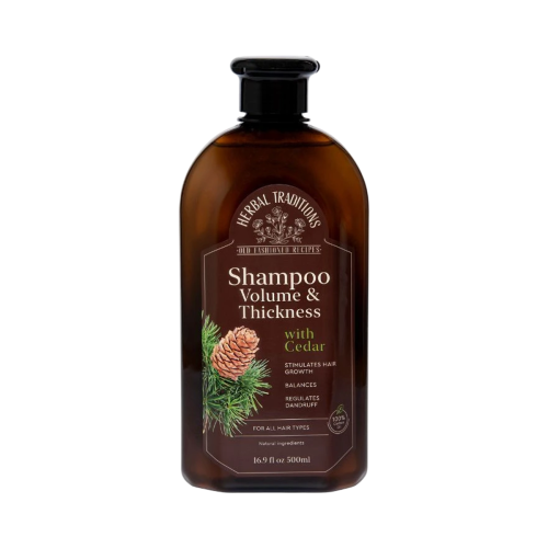 Šampón s cédrom pre objem a pevnosť vlasov – 500 ml – Herbal Traditions Šampón s cédrom pre objem a pevnosť vlasov – 500 ml – Herbal Traditions