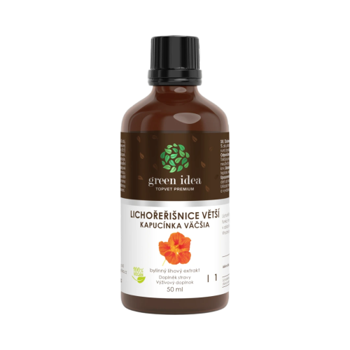 Tinktúra z kapucínky - kvapky 50 ml - Green idea