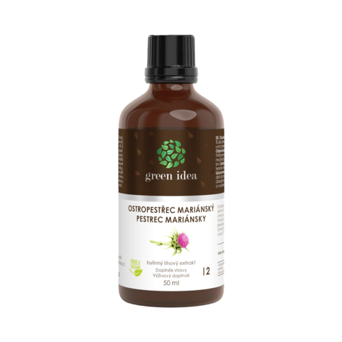 Pestrec tinktúra – kvapky 50 ml – Green idea