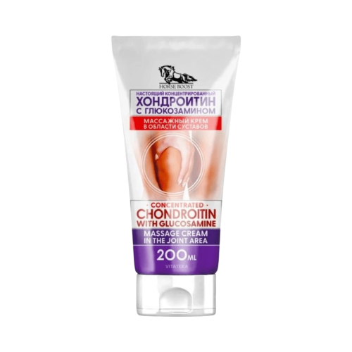 Masážny krém na kĺby s chodroitínom a glukosamínom - 200ml - Vitateka