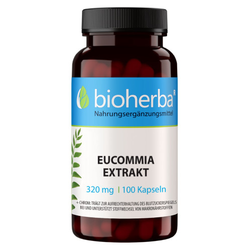 Eucommia extrakt 320 mg - 100 kapsúl - Bioherba Eucommia extrakt 320 mg - 100 kapsúl - Bioherba