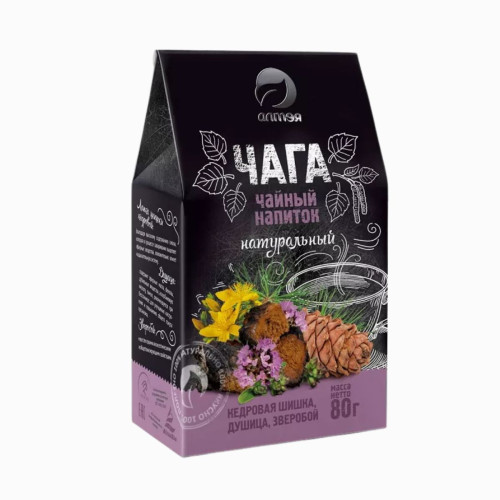 Čaga čaj s cédrovou šiškou a ľubovníkom bodkovaným sypaný - 80 g - Alteya