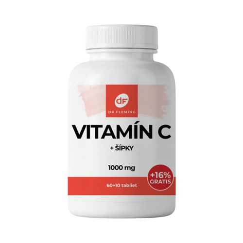 Vitamín C 1000 + Šípky - 70 tabliet - Dr. Fleming