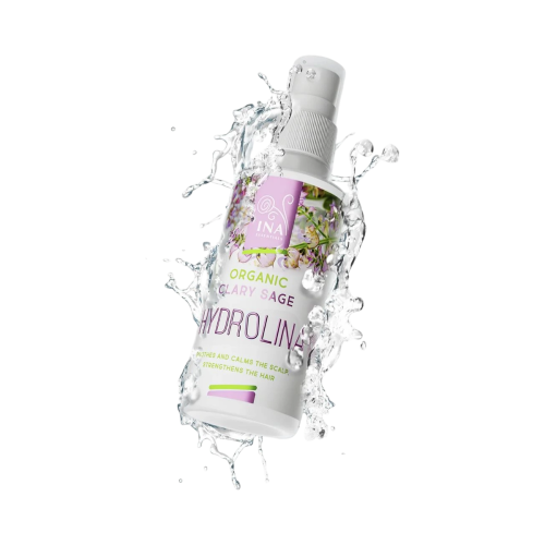 HYDROLINA - organická voda zo šalvie na lupiny a svrbenie pokožky hlavy - 150 ml - INA Essentials