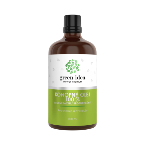 Regeneračný konopný olej 100 % – 100 ml – Green idea