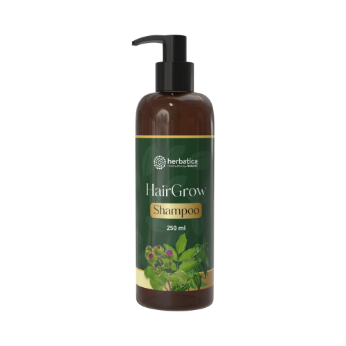 HairGrow Shampoo – šetrný bylinný šampón na podporu rastu vlasov – 250 ml