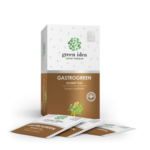 Herbex Gastrogreen - bylinný čaj 20 vrecúšok - Green idea