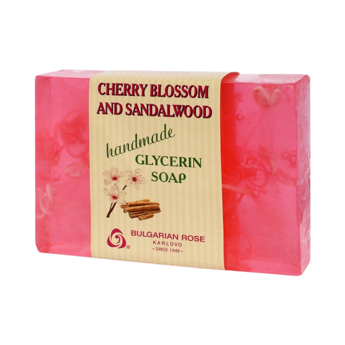 Glycerínové mydlo čerešňový kvet a santalové drevo 70g - Bulgarian Rose Karlovo