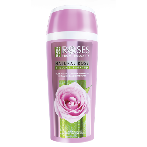 Vitalizujúci šampón pre silné vlasy s ružovým elixírom 250 ml - NATURE OF AGIVA