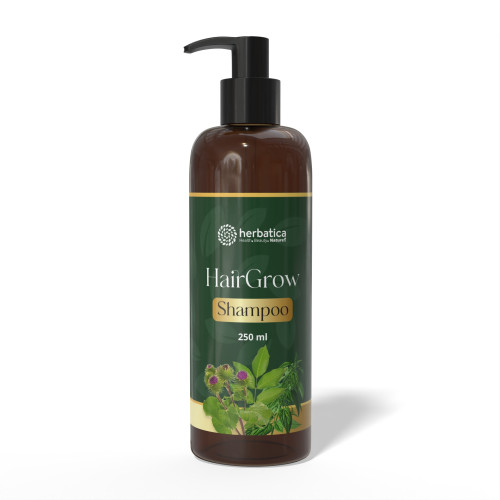 HairGrow Shampoo – šetrný bylinný šampón na podporu rastu vlasov – 250 ml