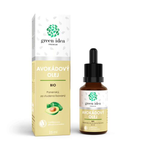 Avokádový olej BIO 25 ml – Green idea