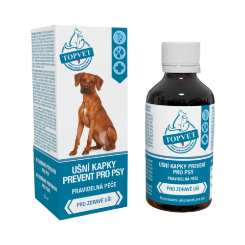 Ušné kvapky Prevent pre psov – 50 ml – Green idea