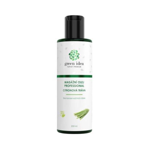 Masážny olej – Citronová tráva 200 ml – Green idea