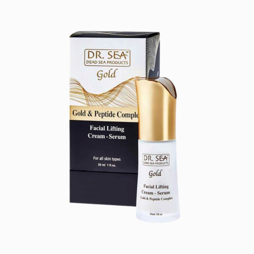 Pleťové liftingové sérum so zlatom a peptidovým komplexom - 30ml - Dr.Sea