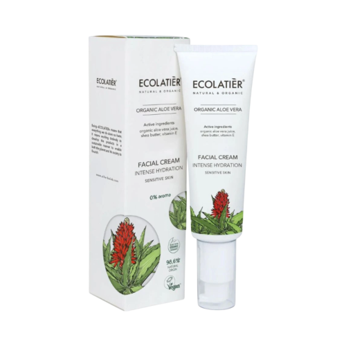 Pleťový krém intenzívne hydratačný Organic Aloe Vera - 50ml - Ecolatier
