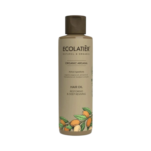 Vlasový olej regeneračný a hĺbkovo vyživujúci Organic Argana- 200ml - Ecolatier Vlasový olej regeneračný a hĺbkovo vyživujúci Organic Argana- 200ml - Ecolatier