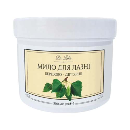 Krémové mydlo z brezového dechtu na telo a vlasy - 500 ml - Dr.Luka