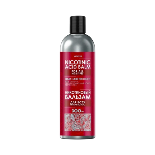 Balzam s kyselinou nikotínovou pre všetky typy vlasov – 300 ml – Vitateka