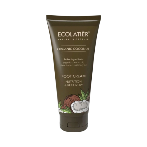 Krém na nohy regeneračný Organic Coconut - 100 ml -Ecolatier