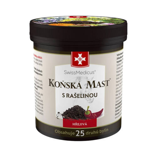 Konská masť hrejivá s rašelinou - 250 ml - SwissMedicus