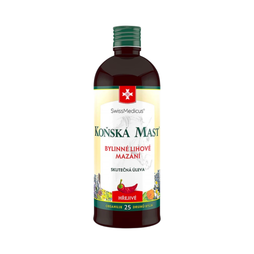 Konská masť - hrejivý bylinný balzam - 400 ml - SwissMedicus