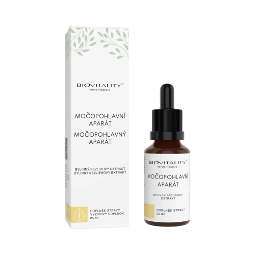 Močovopohlavný aparát – bezalkoholová tinktúra – kvapky 25 ml – Green idea