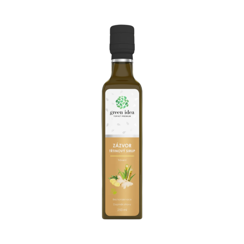 Zázvorový sirup trstinový 250 ml - Green idea
