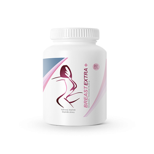 BREAST EXTRA+ pre dokonalú krásu a tvar poprsia - 90 kapsúl
