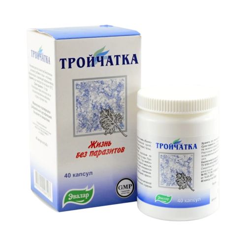 Prípravok proti parazitom - Trojčatka - Evalar - 40 tabliet - Normál