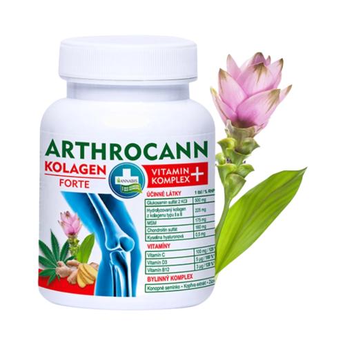 ARTHROCANN KOLAGÉN FORTE vitamínový komplex + kĺbová výživa - 60 tabliet - Annabis