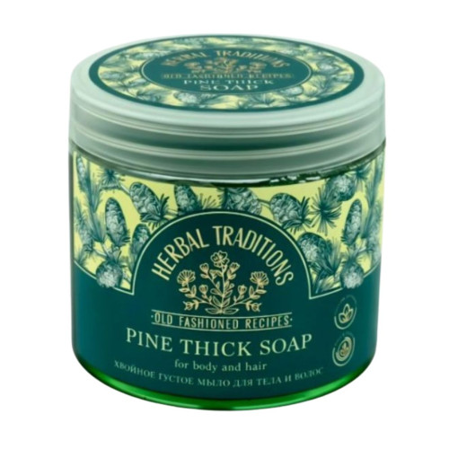 Ihličnaté husté saunové mydlo na telo a vlasy - 400 ml - Herbal Traditions